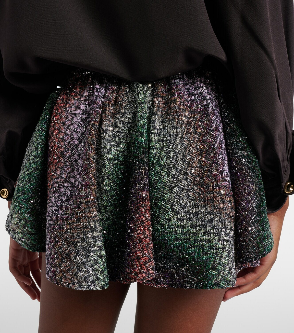 Missoni Sequined lamé miniskirt