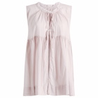 Beams Boy Women's Reversible Gathered Vest Top in Dusty Pink