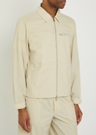 Moose Knuckles Topflight Shell Overshirt Cream