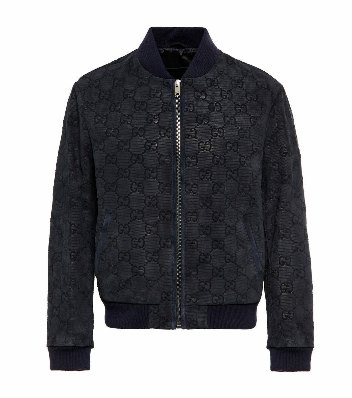 Gucci Black New York Yankees Edition Leather Bomber Gucci