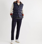 Brunello Cucinelli - Quilted Shell Hooded Down Gilet - Blue