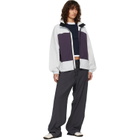 The North Face White & Purple HKe Utility Wind Jacket