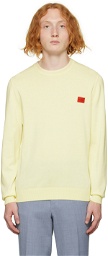 Hugo Yellow San Cassius-C Sweater