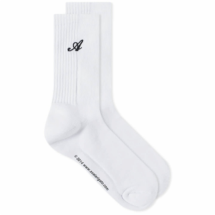 Photo: Axel Arigato Men's Signature Sport Sock in White