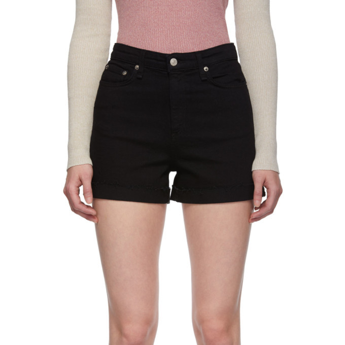 rag and bone black shorts