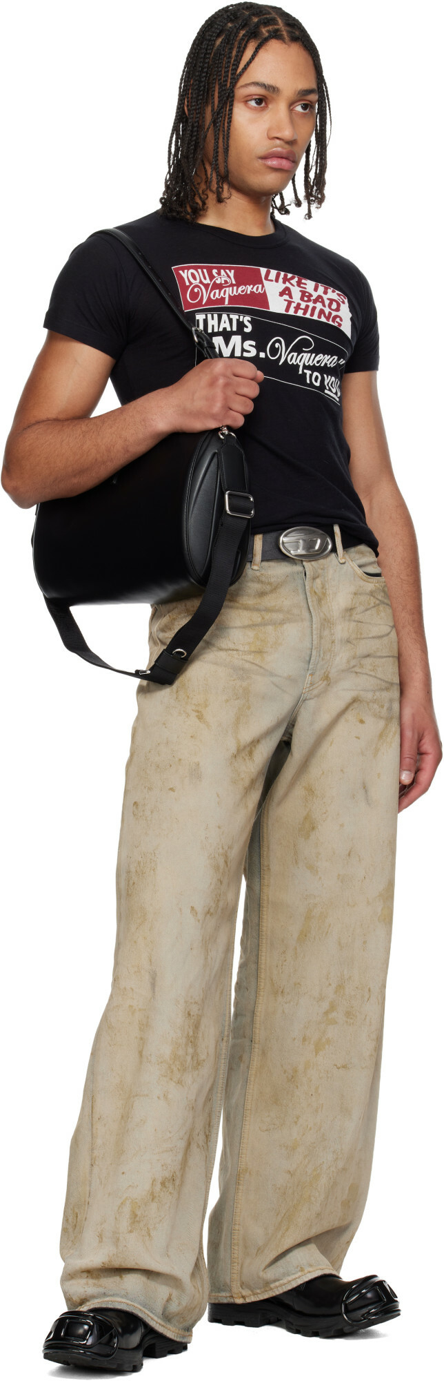 Diesel Black Load-D X Shoulder Bag