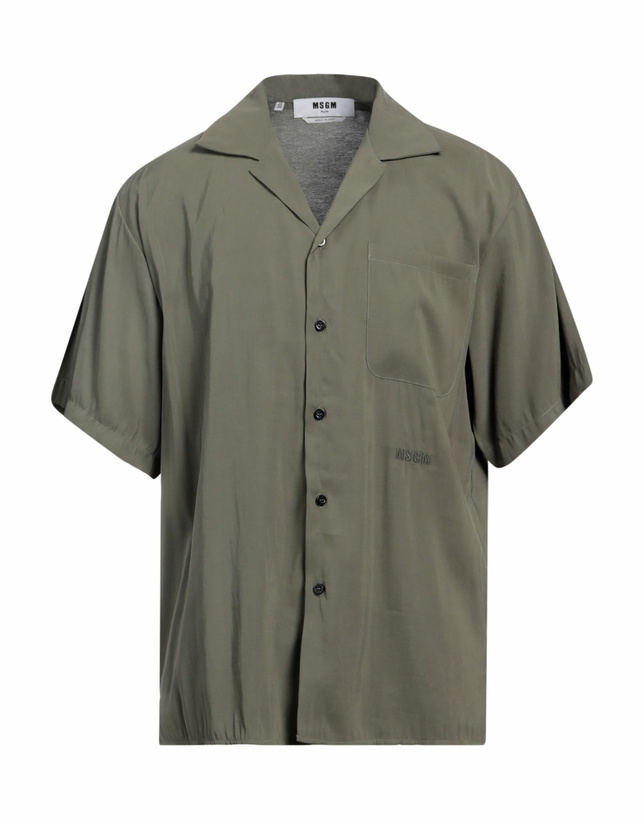 Photo: Msgm Mens Shirt Military in Green