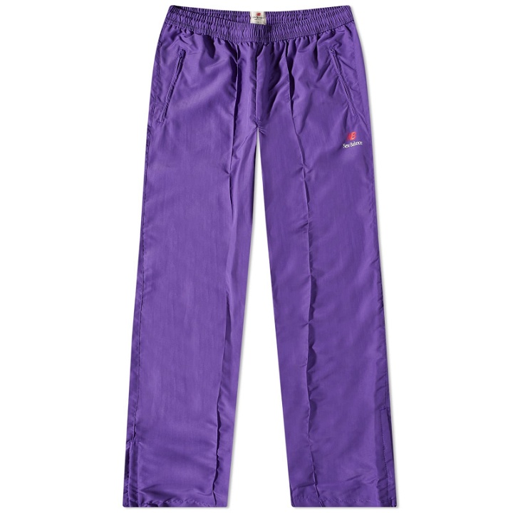 Photo: New Balance Men's Made in USA Woven Pant in Prism Purple