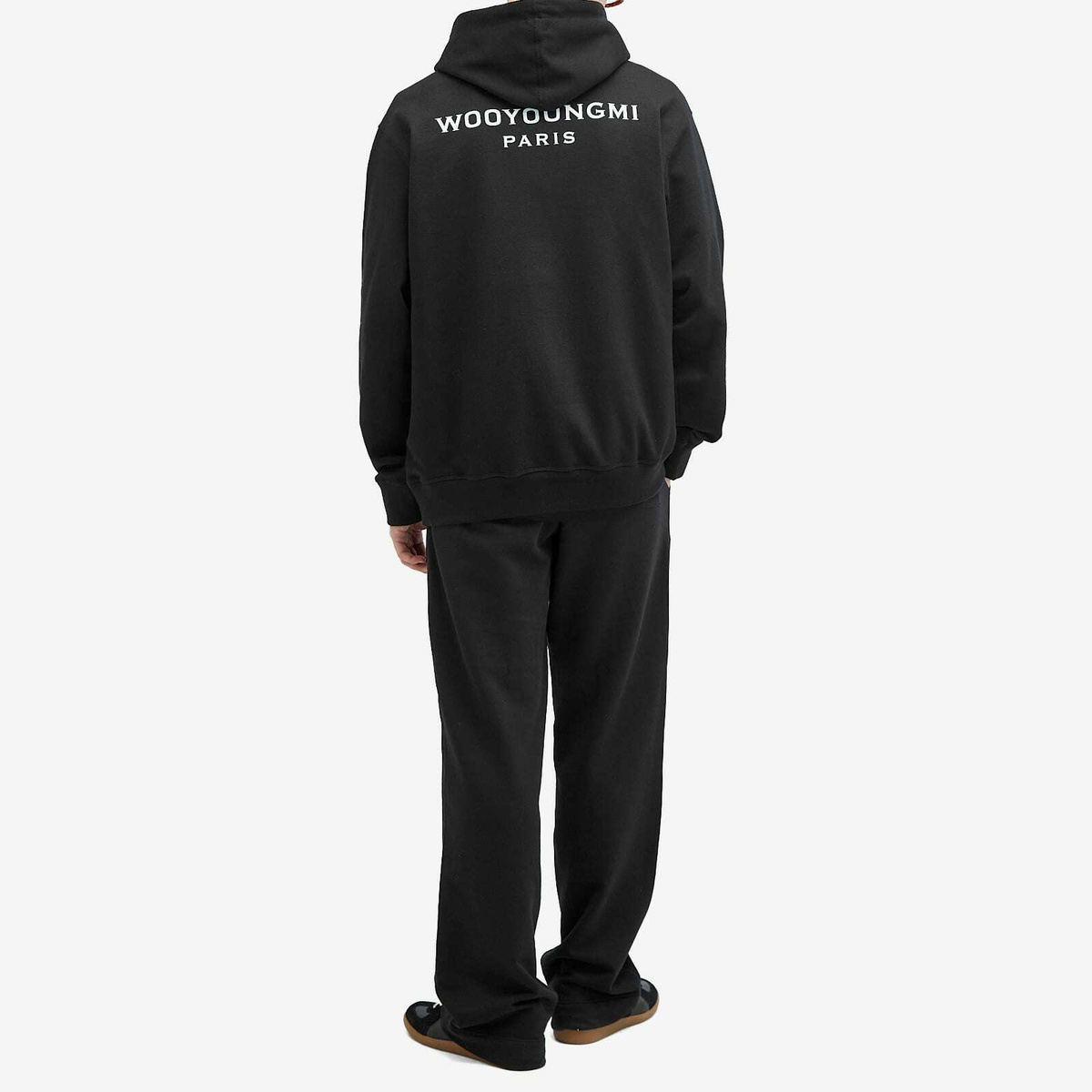 Wooyoungmi Men's Back Logo Hoodie in Black Wooyoungmi