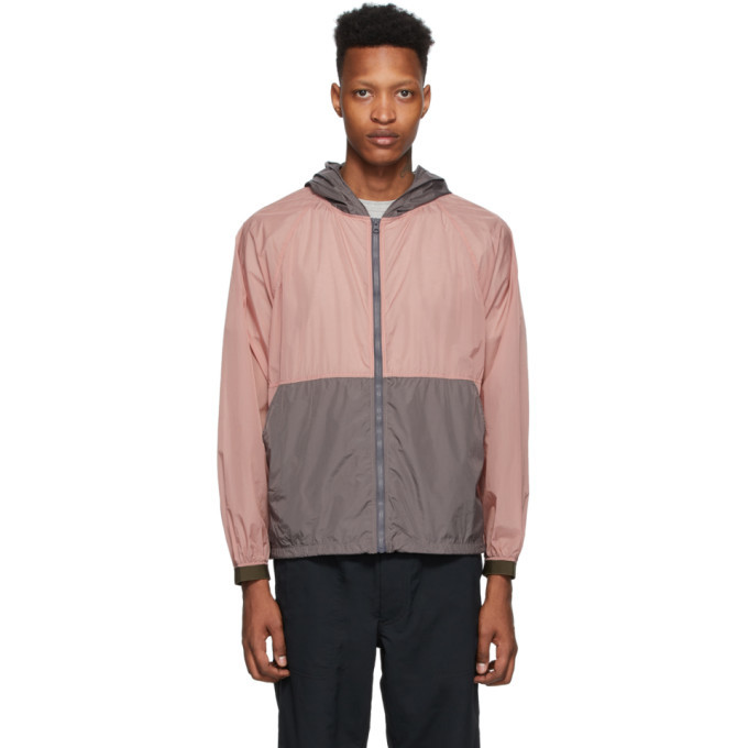 Photo: Nanamica Pink and Grey Packable Cruiser Jacket