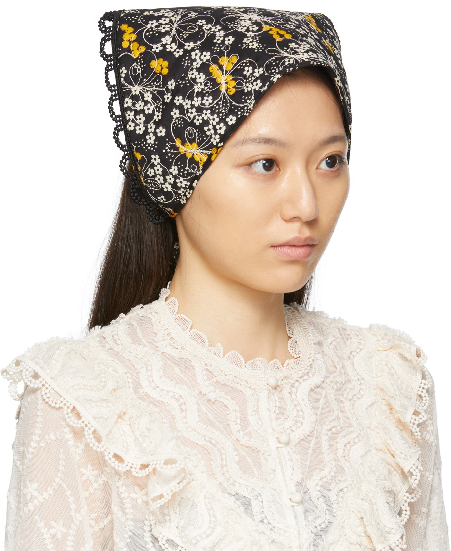 Anna Sui Quilted Head Scarf Anna Sui