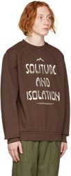 Afield Out Brown Cotton Sweater