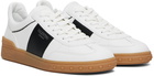 Valentino Garavani White & Black Upvillage Low-Top Sneakers