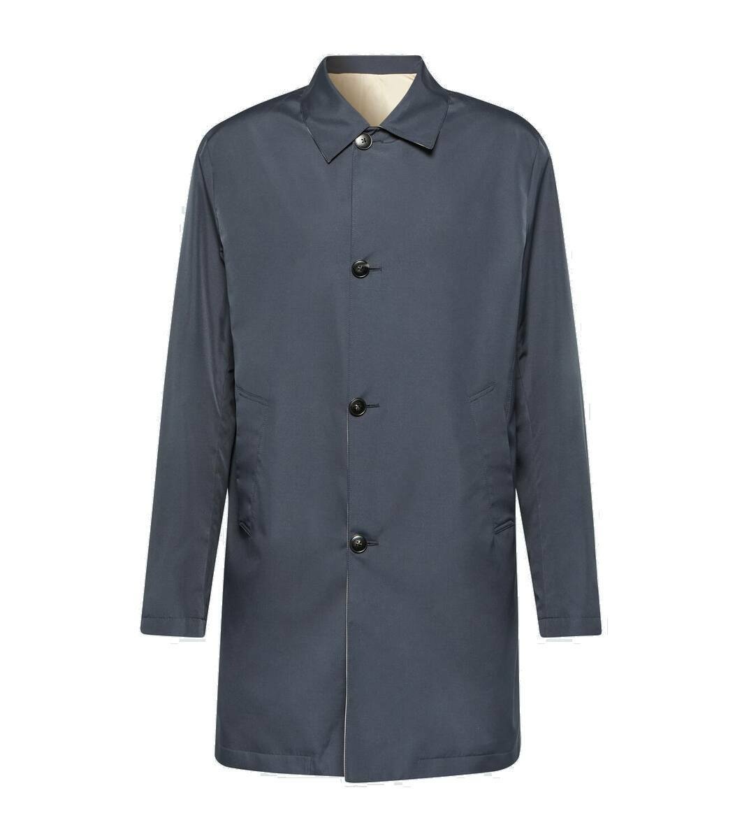 Photo: Canali Reversible trench coat