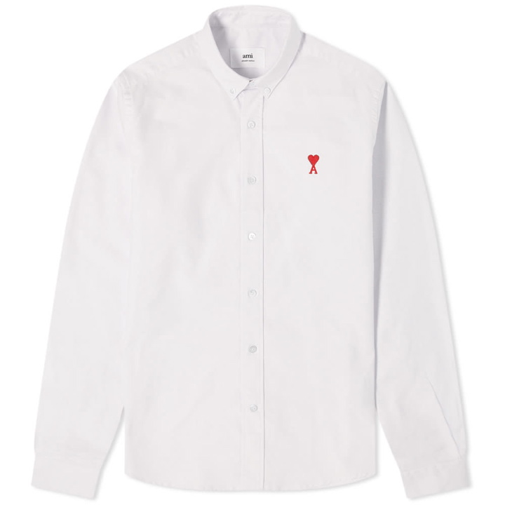 Photo: AMI Logo Button Down Oxford Shirt