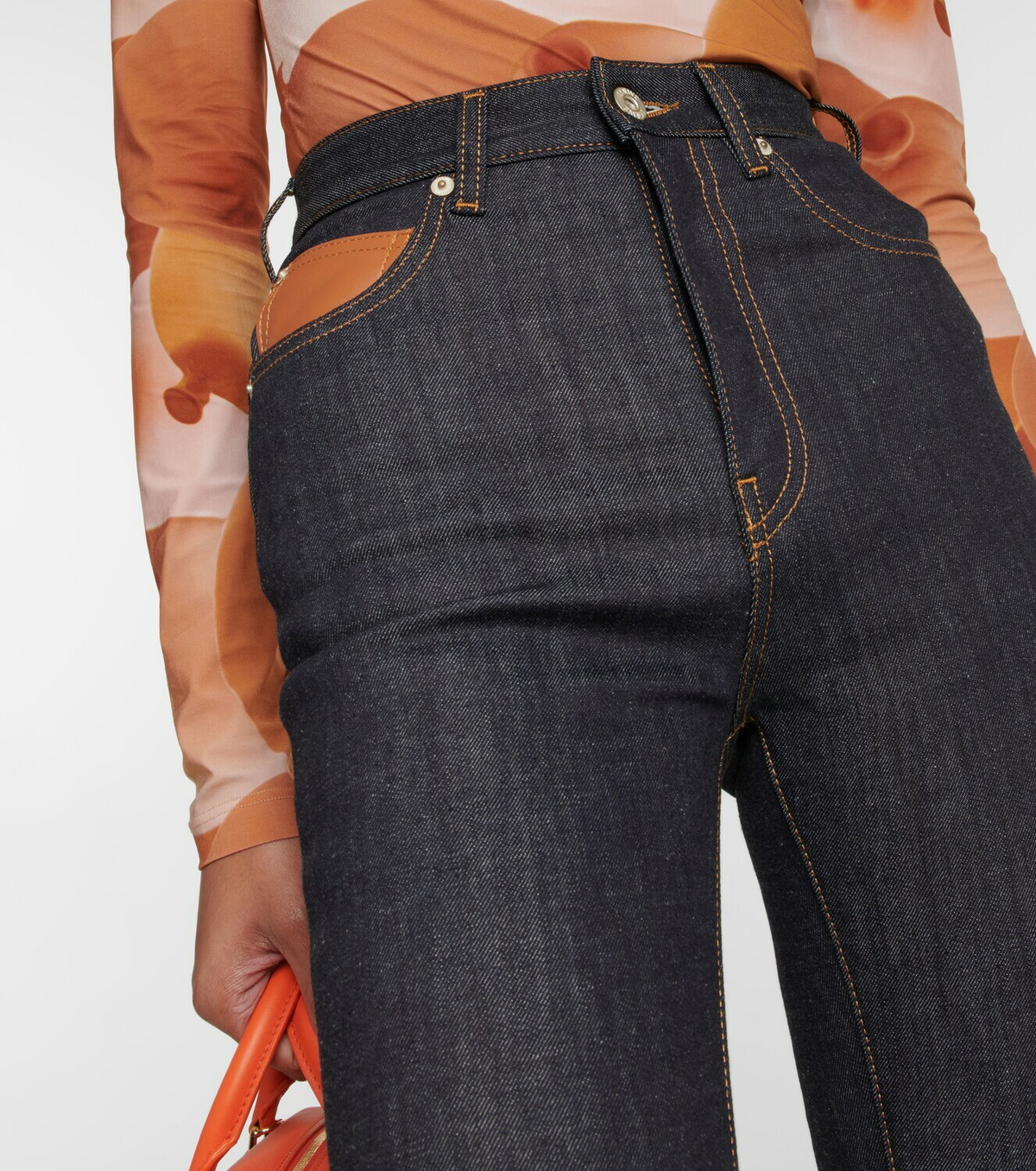 Loewe - Logo-print mid-rise slim jeans Loewe Loewe - Logo-print mid-rise slim jeans Loewe