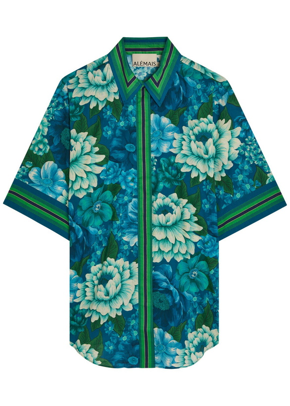 Photo: Alemais Margo Floral-print Cotton Shirt Multicoloured