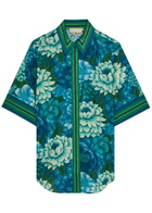 Alemais Margo Floral-print Cotton Shirt Multicoloured