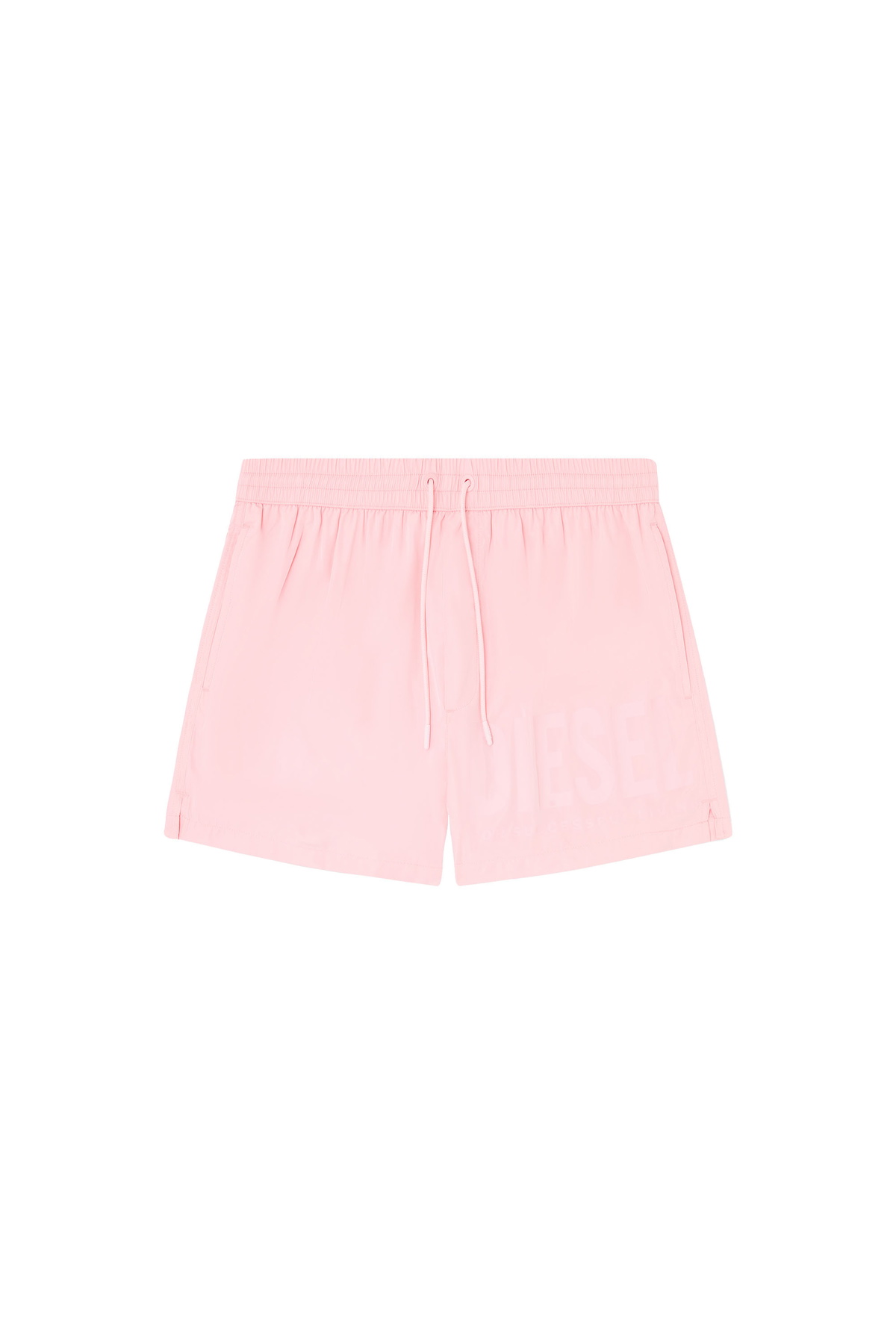 Diesel Swim shorts with logo print - Swim shorts Mens in Pink