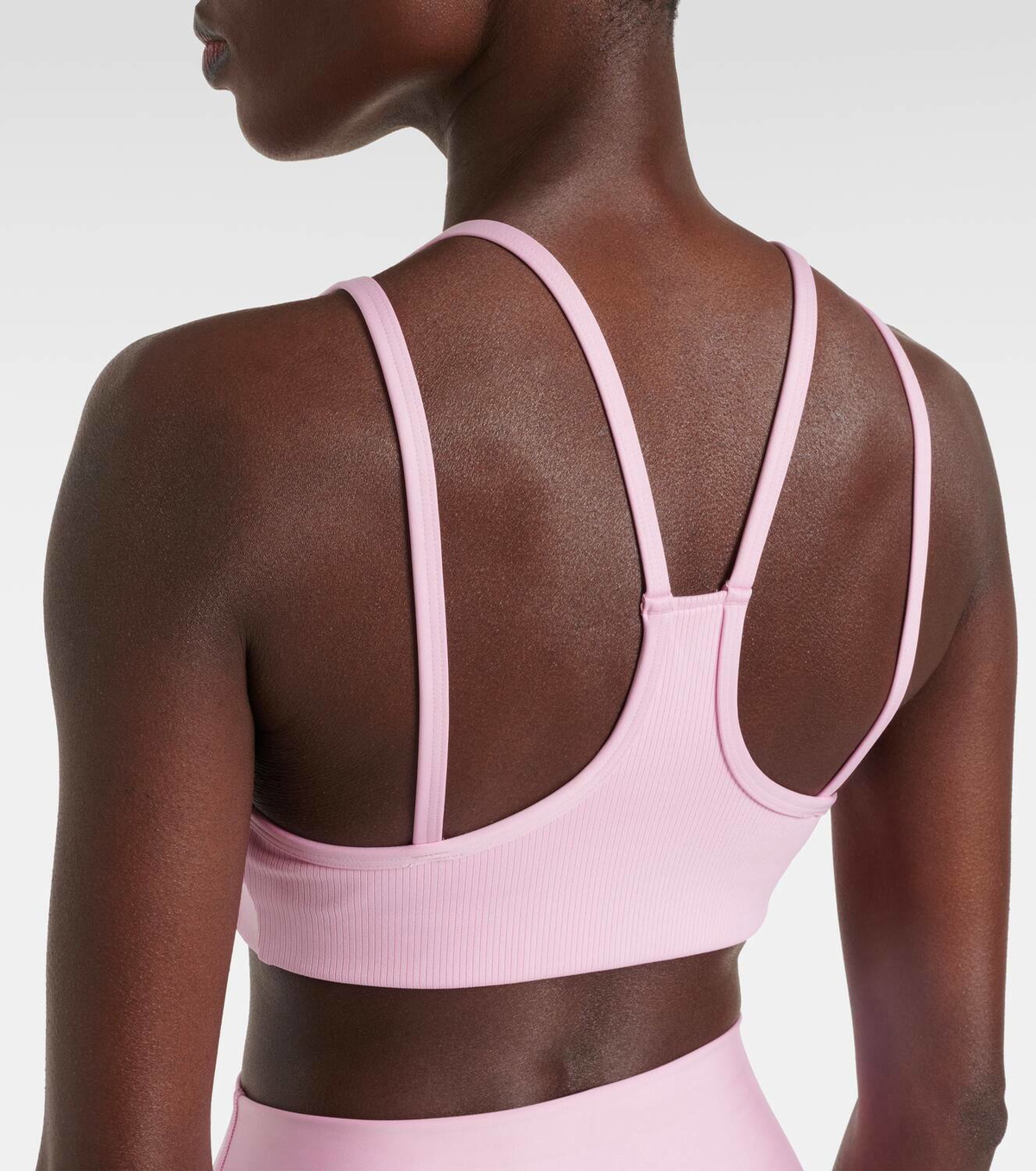 Alo Yoga Airlift Jump Start ribbed-knit sports bra