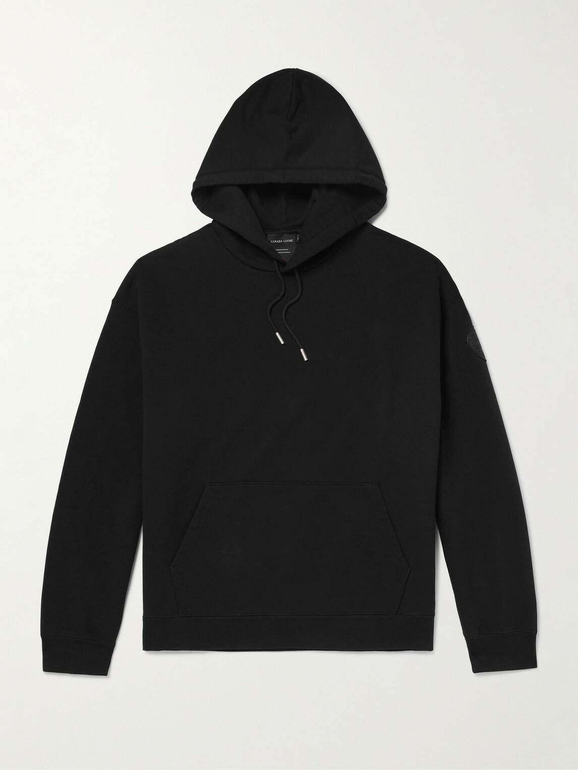 Canada Goose - Rove Logo-Appliquéd Cotton-Jersey Hoodie - Black