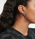 Balenciaga - Force Double Spike silver earrings
