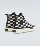 Amiri Court checked high-top sneakers