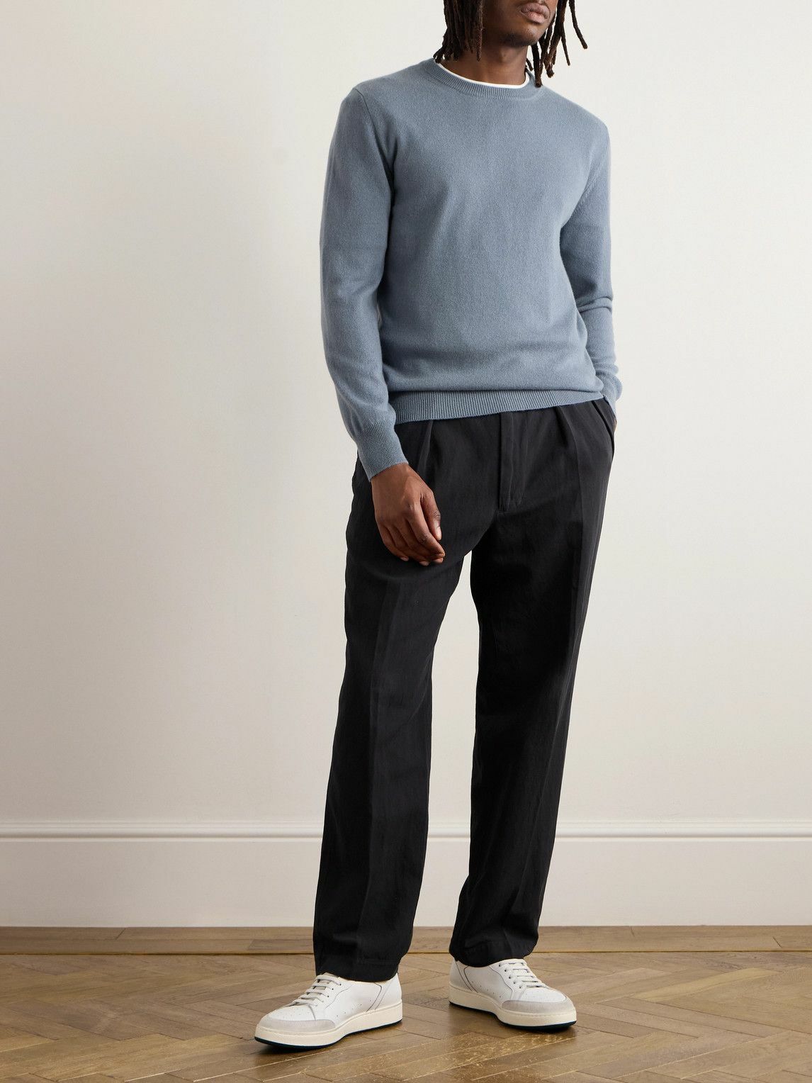 Altea - Slim-Fit Cashmere Sweater - Blue Altea