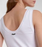 Brunello Cucinelli Monili cotton-blend tank top