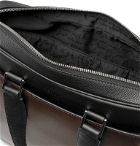 Berluti - Two-Tone Venezia and Full-Grain Leather Briefcase - Brown