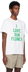 Sunflower White Sport Love T-Shirt