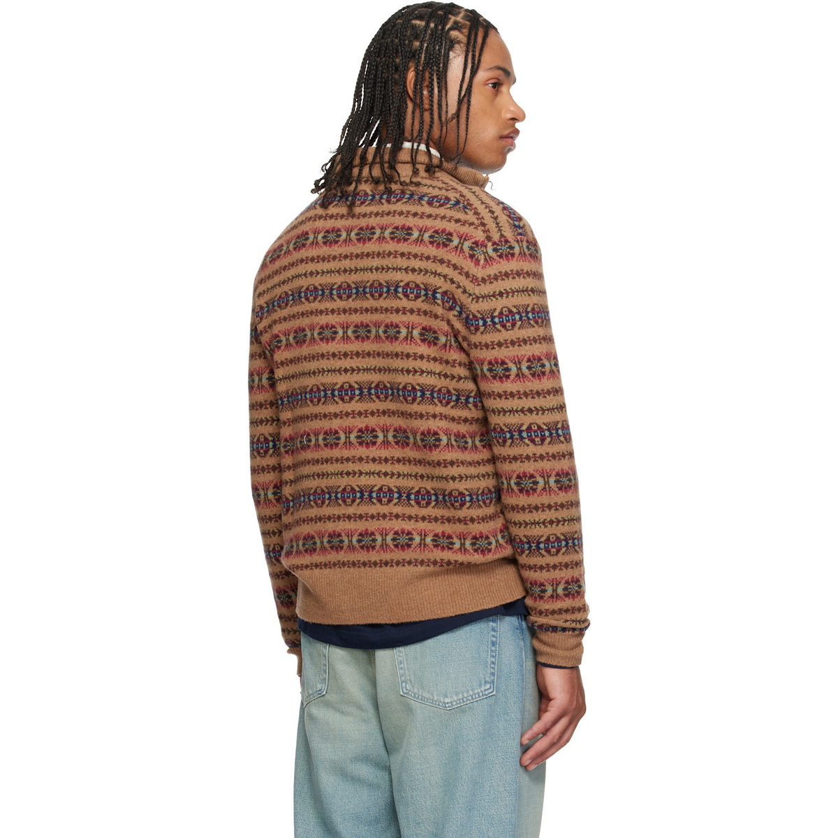 Polo Ralph Lauren Brown Mock Neck Sweater