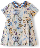 Burberry Baby Multicolor Floral Wallpaper Dress