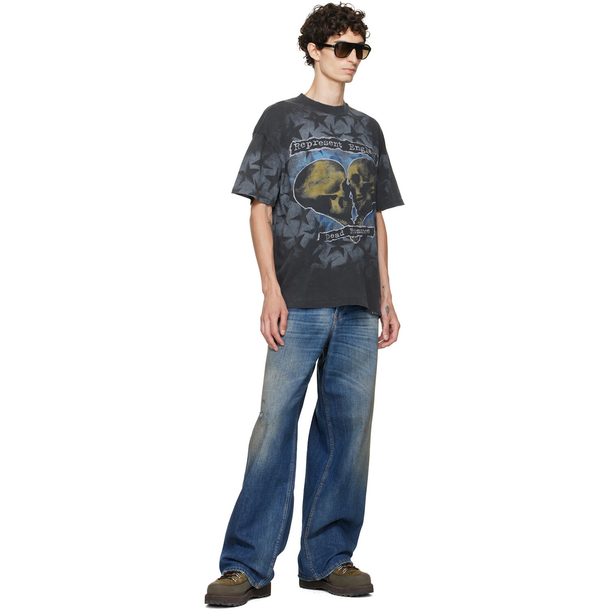 Represent Black 'Romance' T-shirt
