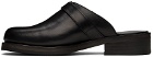 Our Legacy SSENSE Exclusive Black Leather Camion Mule Loafers