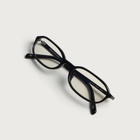 CHIMI Edith Optic Blue Block Glasses in Black/Clear Blue Block