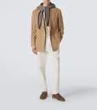 Brunello Cucinelli Suede penny loafers