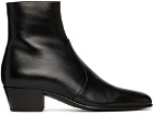 Saint Laurent Leather Joey 45 Boots
