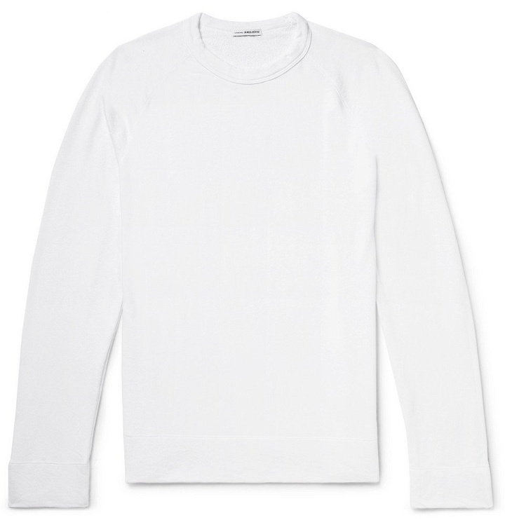 Photo: James Perse - Loopback Supima Cotton-Jersey Sweatshirt - Men - White