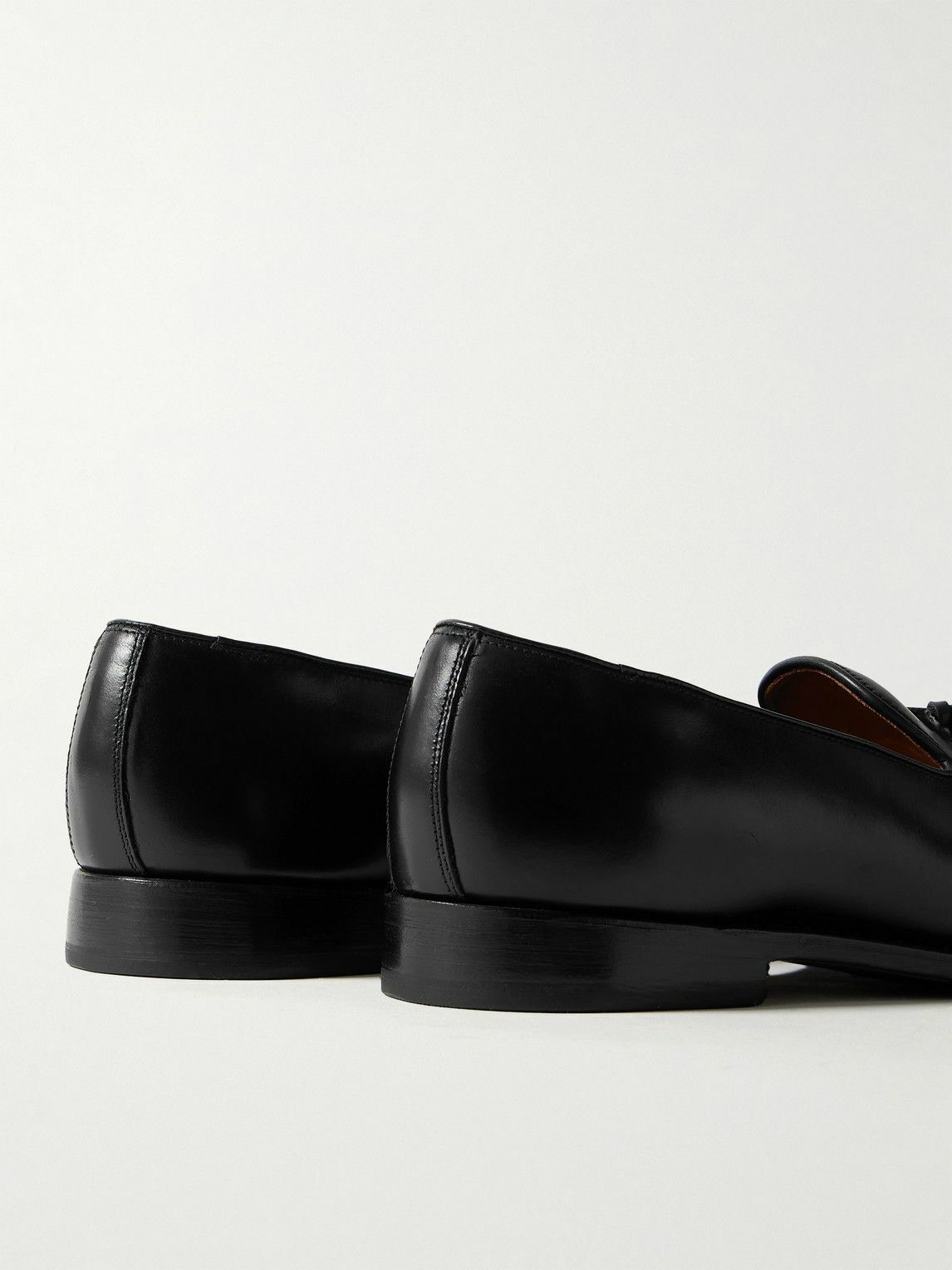 Grenson - Merle Tasselled Leather Loafers - Black Grenson display picture 1
