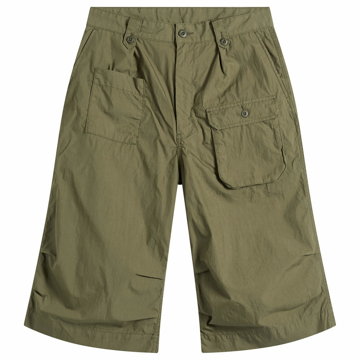 Beams Boy Women's Military Shorts in Olive