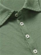 Massimo Alba - Ischia Cotton-Jersey Polo Shirt - Green