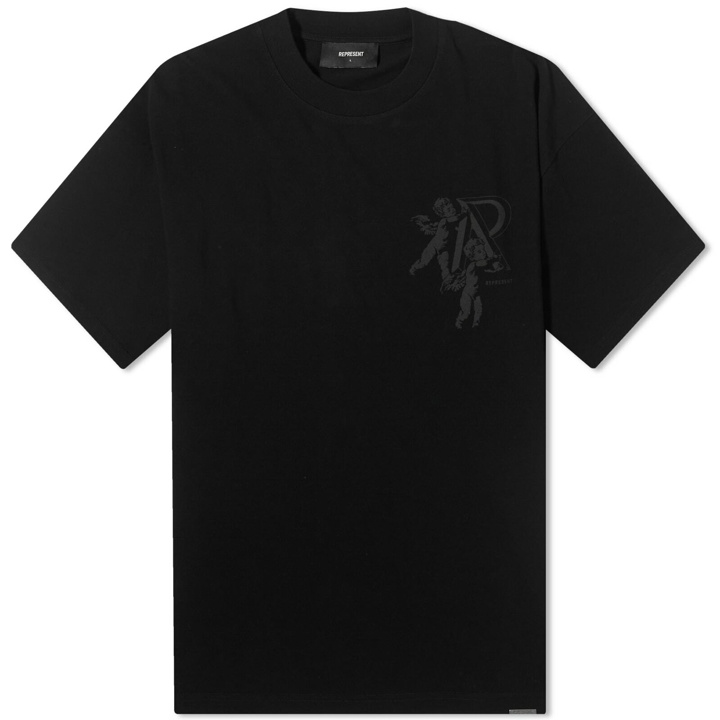 Photo: Represent Men's Cherub Initial T-Shirt in Black