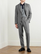 Mr P. - Slim-Fit Donegal Tweed Blazer - Gray