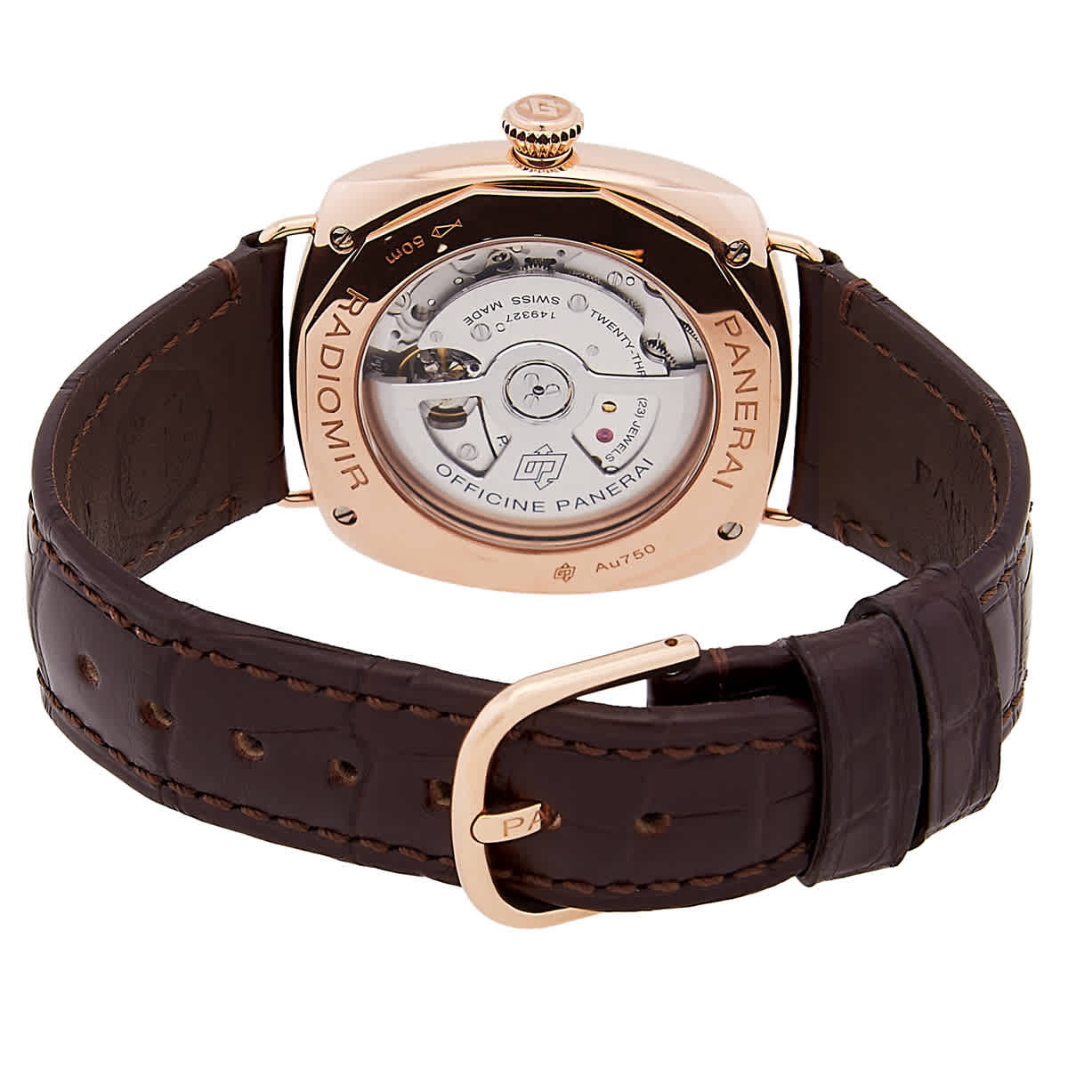 Panerai Radiomir Quaranta Goldtech Automatic White Dial Mens Watch PAM01026