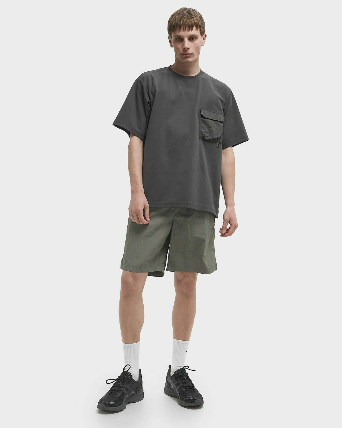 Snow Peak Insect Shield T-Shirt Black Mens Shortsleefe