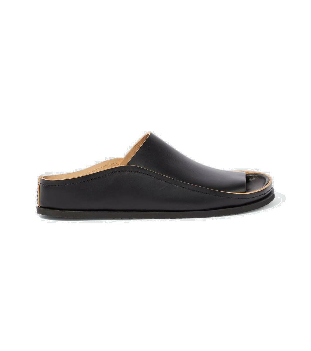 LEMAIRE Brown Opanka Flat Sandals Lemaire