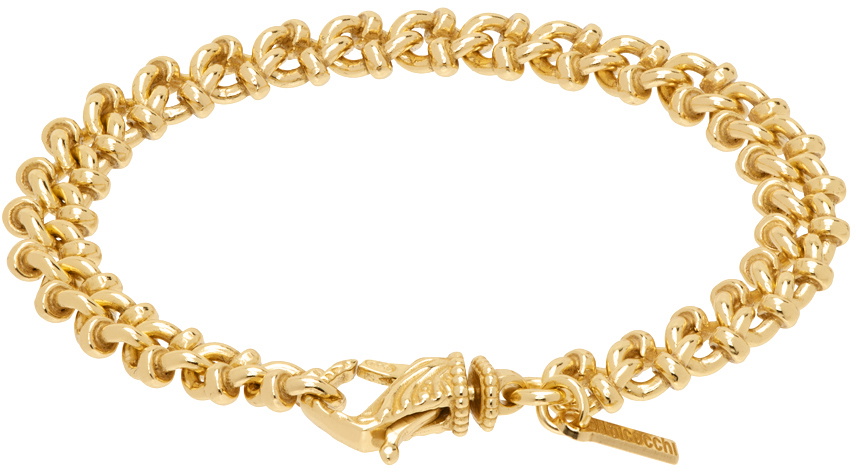 ブレスレット EMANUELE BICOCCHI ESSENTIAL KNOTS BRACELET Gold Plated Silver Knot Chain Bracelet | EMANUELE BICOCCHI