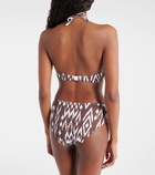 Eres Storm printed bikini top