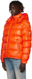 Moncler Orange Maya Down Jacket